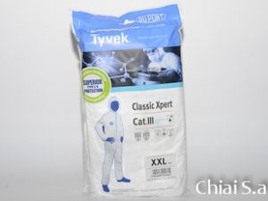 Tuta Tyvek protech CE+cappuccio