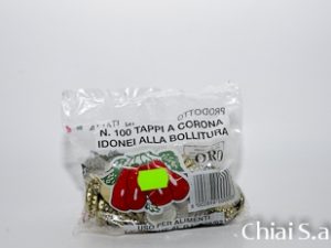 Tappo a corona Dorè pz. 100